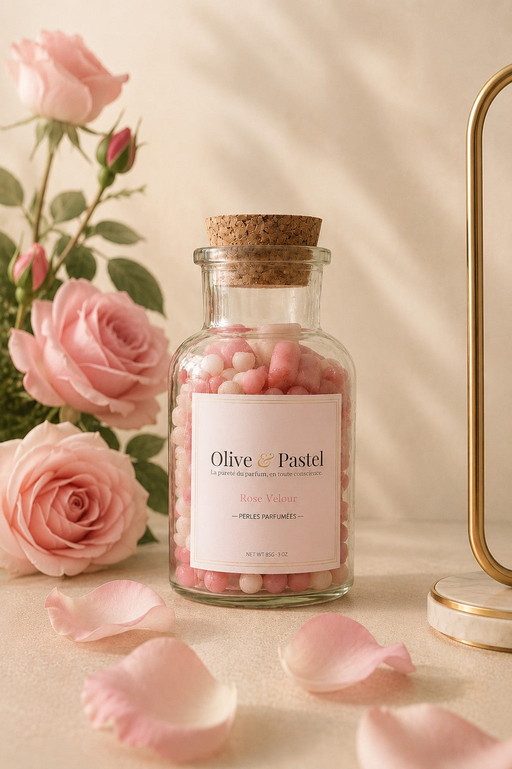 Perles Parfumées Rose Velour